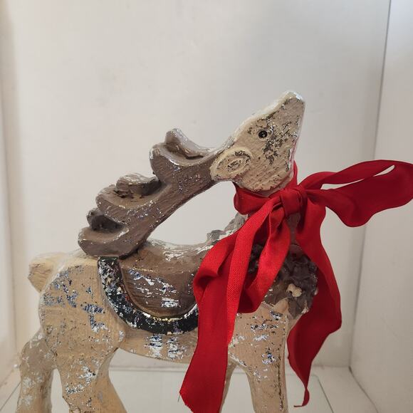 Resin Christmas Reindeer 13" - Picture 3 of 7